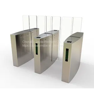Automatic Sliding Turnstile Gate/ Sliding Barrier Optical Turnstile/ Sliding Barrier Security Turnstile thumbnail-2