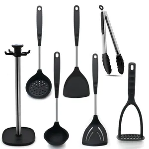 Kitchen Accessories Home and Kitchen Cookware Sets Silicone Kitchen Utensils Sets Cooking Utensils thumbnail-1
