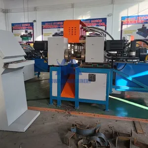 Stainless Steel Pipe Hose Clamps Making Machine PLC Gearbox Bearing Gear Engine Pump-Barrel Forming Metal Hoop Locking Machine thumbnail-3
