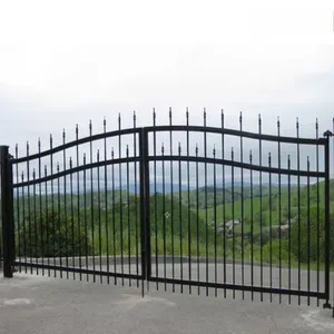 Powder Coated Wrought Iron Main Gate and Garden Fence for Houses thumbnail-2