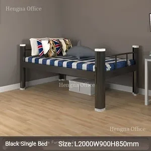 Industrial Grade Metal Bunk Bed HN-I05-ATL | Solid Steel With Built-in Storage | Factory Direct thumbnail-2