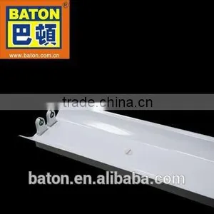 T8 Fluorescent 2*36 Fluorescent Light Bracket With Reflector thumbnail-1