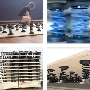 Alloy Spiral Spring Gymnastics Board Compression Field Equipment for Judo & Tricking Gymnastics Industrial Usage thumbnail-3