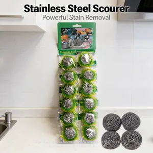 Multi-Purpose Custom Ss410 Scourer Steel Scrubber For Kitchen Bathroom & Garage thumbnail-1