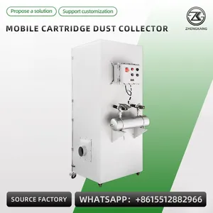 Mobile Cartridge Dust Collector Industrial Pulse Jet Dust Remover Welding Fume Purifier thumbnail-3