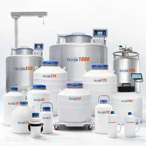 Guinea TcCryo 30L Semen Tank for Sale TcCryo Liquid Nitrogen Tank Wheeled Cart thumbnail-5