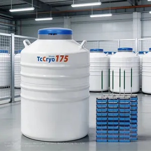 TcCryo 175L Liquid Nitrogen Tank Cell Storage Container Lab Equipment Ln2 Storage Tank thumbnail-1