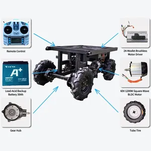 Remote Controlled All Terrain Transport Vehicle Customizable Utility Platform for Agricultural Equipment thumbnail-5