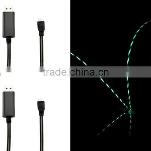 EL Luminescence Micro USB Charge Sync Data Cable thumbnail-3