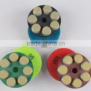 Professional 3 Inch New Hybrid Concrete Polishing Pads thumbnail-3