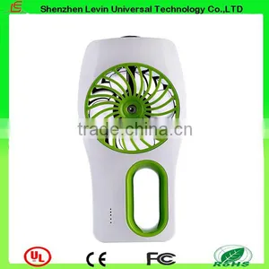 Porpular Rechargeable Blue/Green/Pink Fan For Mist and Wind Facial Mist Mini Humidifying Sprayer thumbnail-1