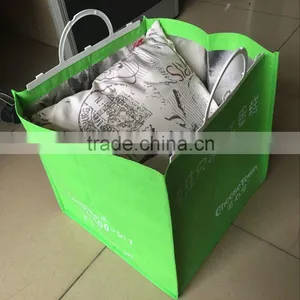Large Size Tote Cooler Bag Carry Bag Nonwoven/ EPE Foam/ AL thumbnail-2