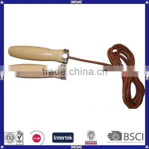 China Manufacturer Cheap Wood Handle Jump Rope thumbnail-1