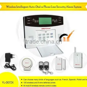 Wireless Intellegent Auto-dial 8-zone Intelligent Security Alarm System (YL007ZX) thumbnail-1