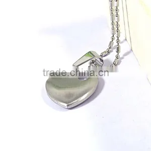 Most Popular Products Engravable Stainless Steel Heart Pendant thumbnail-3