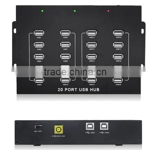 Industrial Grade 20 Port USB HUB Dual USB3.0 Adapter Industrial Class Production thumbnail-1