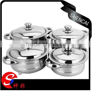 2016 New Design Stainless Steel Soup Pot/ Kitchen Utensils/ Cookware Set thumbnail-2