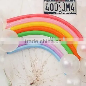 Rainbow Balloons 100% Nature Latex Balloon Round Shape Latex Balloon Every Size Available Color Quality Choice thumbnail-1