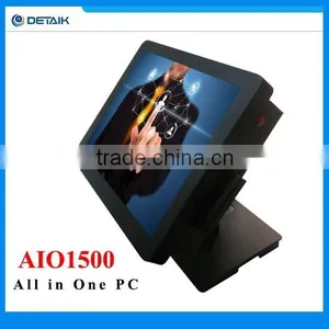 15 Inch Touchscreen All In One PC / Intel CPU 2GB RAM 250GB HDD thumbnail-1