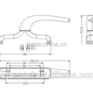 Handles for Aluminum Windows thumbnail-2