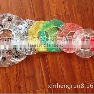 2015 Factory Wholesale Disposable Colorful Waterproof Shower Cap thumbnail-3