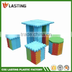 New Colorful Plastic Folding Stool With Storage Box thumbnail-1