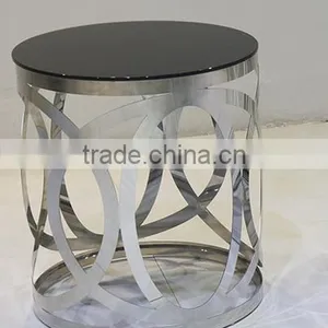 KTV High Quality Small Glass Round End Table thumbnail-3