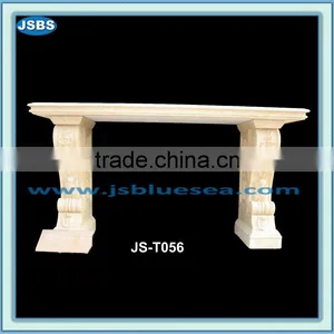 Natural Stone Carved Outdoor Garden Table thumbnail-1