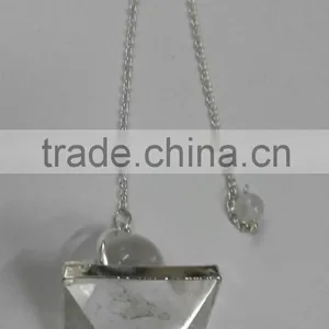 Tiger Eye Ball Stone Pendulum thumbnail-1