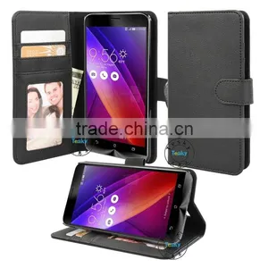 for Asus Zenfone 2 Cover, High Quality Folding pu Leather Flip Case for Asus Zenfone 2 Ze551ml thumbnail-1
