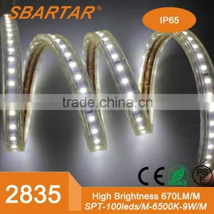6W/M Led Epistar Chip 328ft 100M Flexible Waterproof Ip67 2835 Led Strip Light thumbnail-2