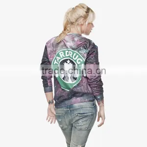 Fashion Enjoy Coffee High Quality 3d Digital Print Fullprint Crewneck Sweatshirt Spring Autumn Unisex Custom Oversized Pullover thumbnail-4