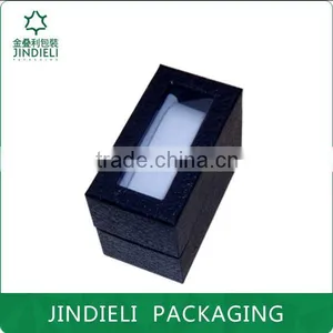 Single Black Watch Packaging Box With Window thumbnail-2