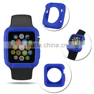 2015 Hot Selling Factory Price High Quality Colorful Design Waterproof Protective Case Cover for Apple Watch 38mm&42mm Accessory thumbnail-2