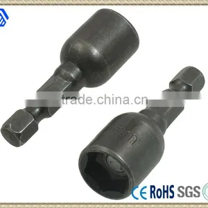 Metal 1/4" Magnetic Hex Socket Spanner Nut Driver Bits thumbnail-1