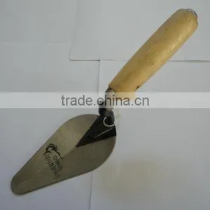 Carbon Steel Blade,wooden Handle Bricklaying Trowel thumbnail-1