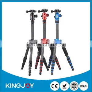 Professional Photography Carbon Fiber Compact Travel Tripod Kits K029B+V00 thumbnail-2