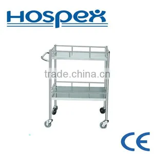 HH122 Medical Stainless Steel Dressing Trolley Manufacturer thumbnail-1