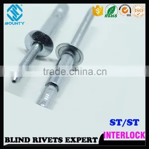 PROTRUDING CROWN STRUCTURAL INTER-LOCK RIVETS thumbnail-1