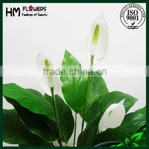 Artificial Peace Lily Flower Artificial Flower Pot thumbnail-4