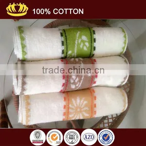 100% Cotton Super Soft Daisy Satin Jacquard Hand Towel thumbnail-1
