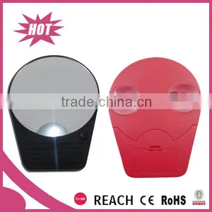 Portable 10x Led Lighted Wall Mounted Makeup Mirror thumbnail-2