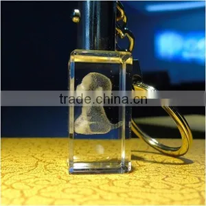 2015 Hot New Promotional Wedding Souvenir Led Crystal Keychains thumbnail-2