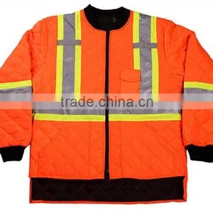 Traffic Safety Winter Jacket Safety Bomber Jacket Cotton Coat thumbnail-2