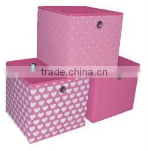 New Hot Sale Printing Foldable Non Woven Storage Box for Kids Quality Choice thumbnail-3