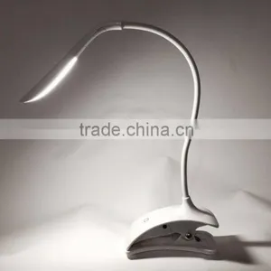 Battery Charging Smart Touch LED Eyes Protection Clip Desk Light thumbnail-5