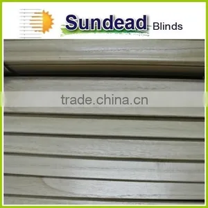 50 mm Natural Wood Blinds and Eco-friendly Blinds With FSC Certificate thumbnail-1