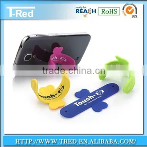 Touch-u Silicone Phone Stand With All Kinds of Color With Retails Package thumbnail-1
