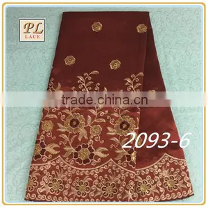 2015 New Desigh George Flower Lace of Dark Purple thumbnail-2