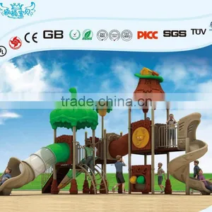 China Kids Plastic Slide for Outdoor Playground Equipment thumbnail-1